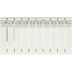 Радиатор алюминиевый Rommer Profi 350 10 секций RAL9016