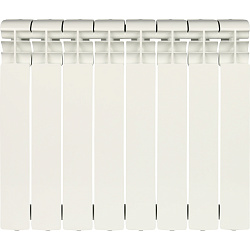 Радиатор алюминиевый Rommer Profi 500 8 секций RAL9016