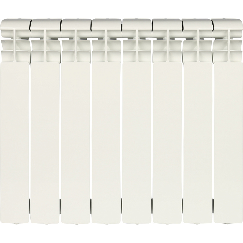 Радиатор алюминиевый Rommer Profi 500 8 секций RAL9016