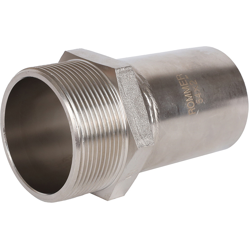 Вставка переходная 28х1 НПр-НР из нержавеющей стали прессовой Rommer 