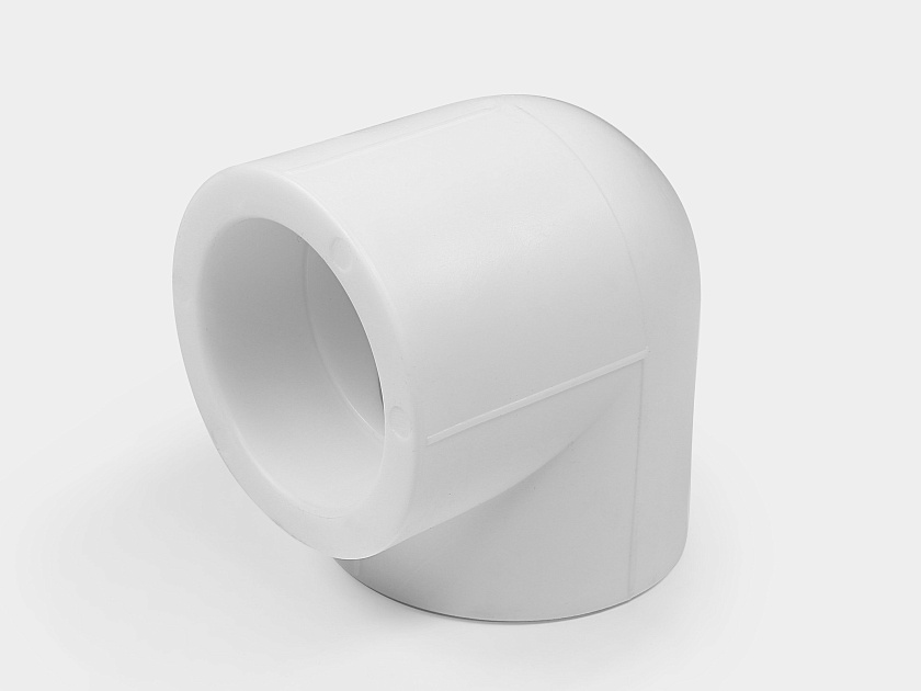 Колено 90/90 ППР белый Контур