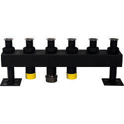 Коллектор 3 вых стальной DN 32 STOUT