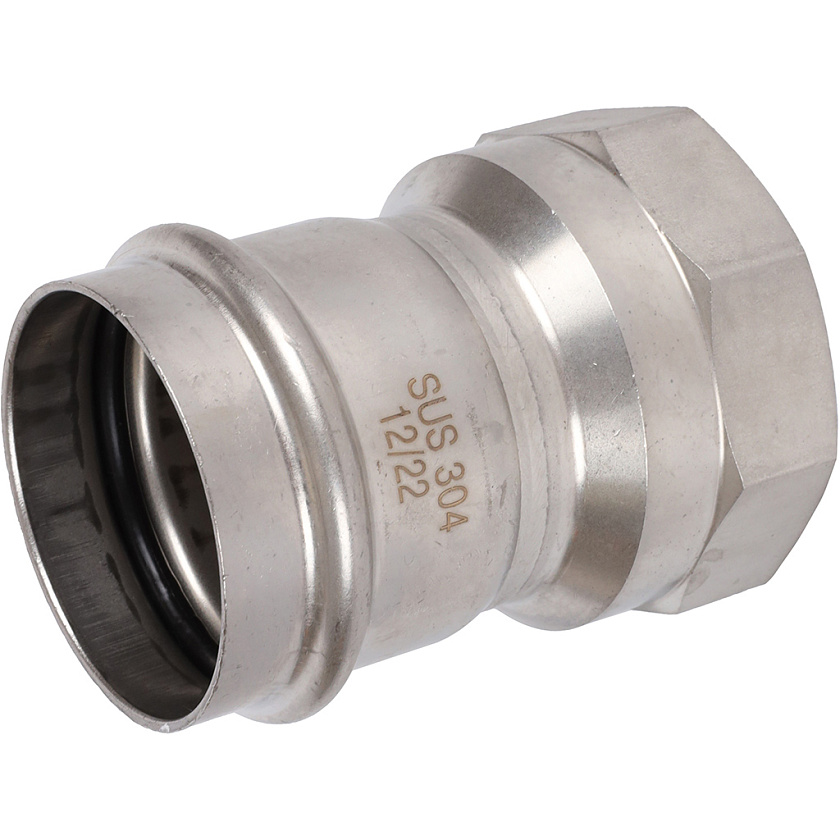 Переходник 35х11/4 ВПр-ВР из нержавеющей стали прессовой Rommer 