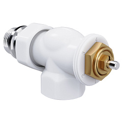 Комплект для радиаторов 1/2" осевой Белый Design М30х1,5 Royal Thermo