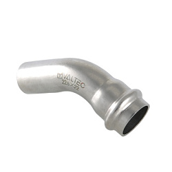 Угольник 45° вн.-нар. из нержавеющей стали 28а х28  