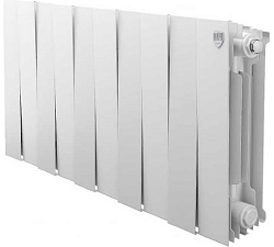 Радиатор биметаллический PIANOFORTE 300/16 секций белый ROYAL THERMO