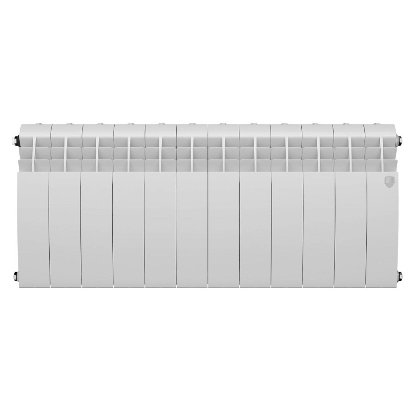 Радиатор биметаллический BiLiner 350/12 секций белый ROYAL THERMO