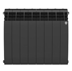 Радиатор биметаллический BiLiner 500/8 секций черный ROYAL THERMO