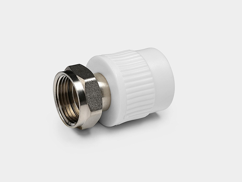 Муфта мет. 32х1" с НГ ППР белый Контур  