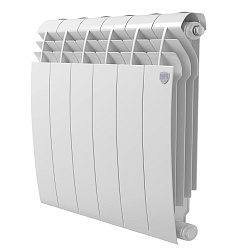 Радиатор биметаллический BiLiner 500/6 секций белый ROYAL THERMO