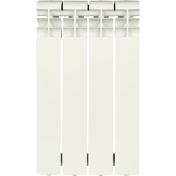 Радиатор алюминиевый Rommer Profi 500 4 секции RAL9016