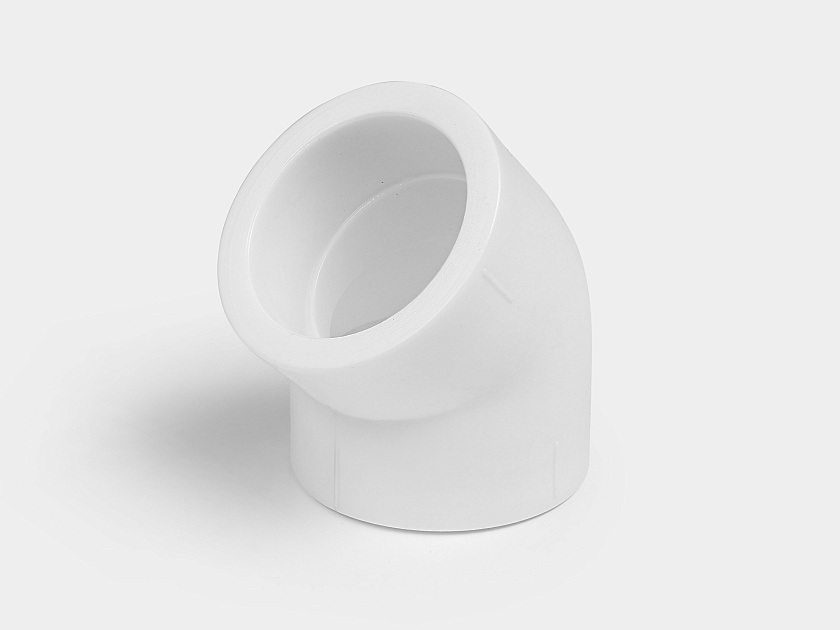 Колено 50/45 ППР белый Контур 