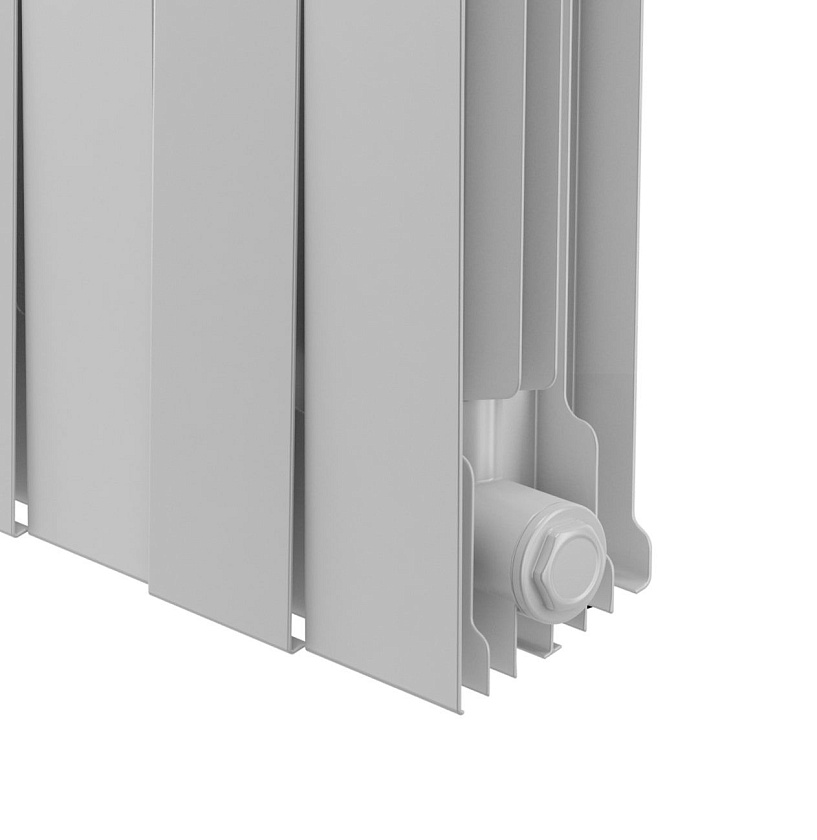 Радиатор биметаллический PIANOFORTE 300/8 секций белый ROYAL THERMO