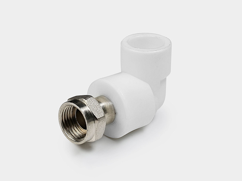 Колено 20х1/2 с НГ и латун. втулкой КОНТУР