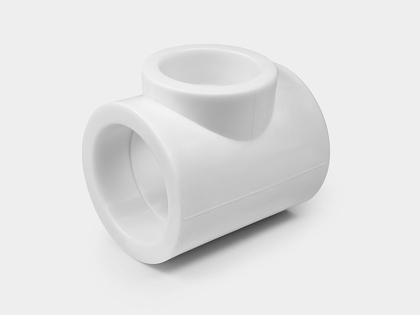 Тройник 110/90/110 ППР белый Контур