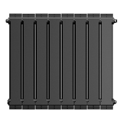 Радиатор биметаллический PIANOFORTE 500/8 секций черный ROYAL THERMO