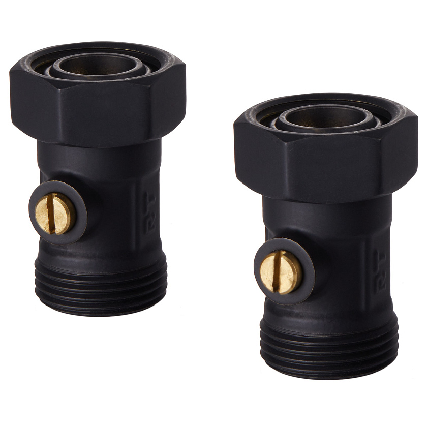 Гарнитура 3/4х3/4" прямая, раздельная EK черная Royal Thermo  Гарнитура 3/4х3/4" прямая, раздельная EK черная Royal Thermo