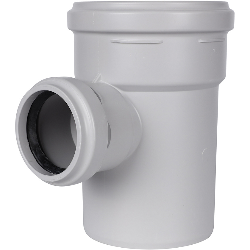 Тройник 110x58/87,5° канализационный бесшумный STOUT  