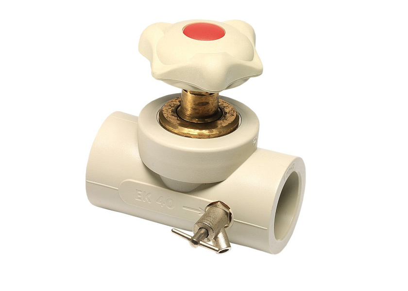 Вентиль 40 прох.с вып.клап.прав  