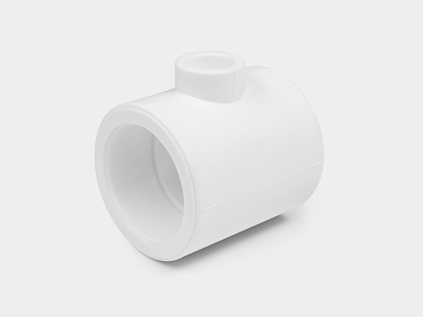 Тройник 50/20/50 ППР белый Контур