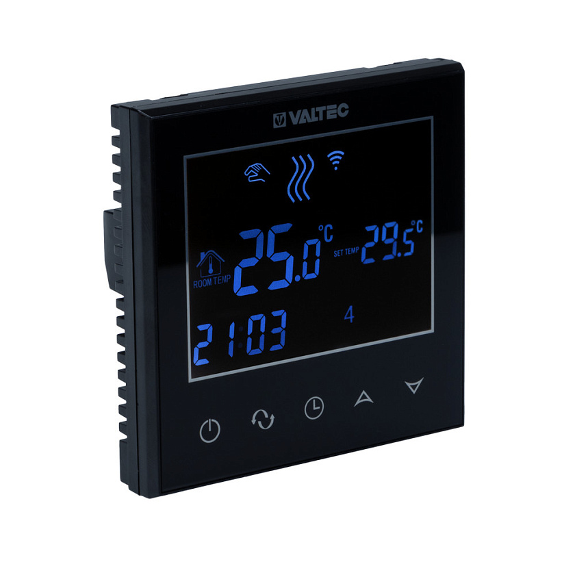 Комнатный WIFI-хронотермостат (черный)   