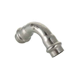 Угольник 90° вн.-вн. из нержавеющей стали 28  