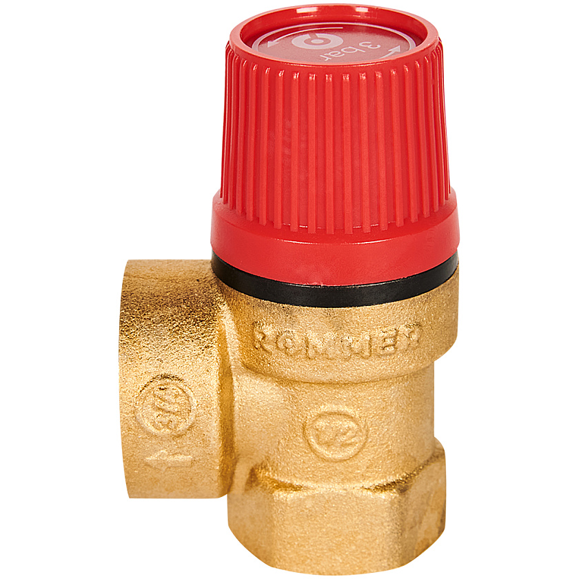 Клапан предохр 1/2x3/4 3 бар для отопления   ROMMER