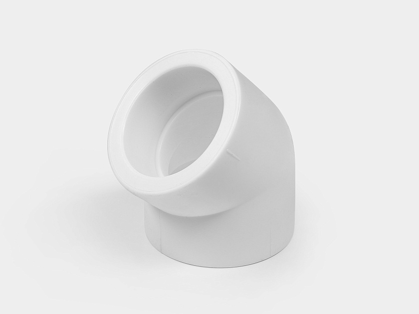 Колено 63/45 ППР белый Контур