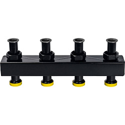 Коллектор 2-3 распределительный стальной STOUT