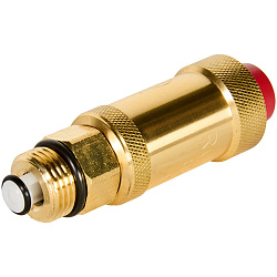 Автовоздушник 1/2" вертикальный с отсеченным клапаном (без покрытия) Flex ROMMER