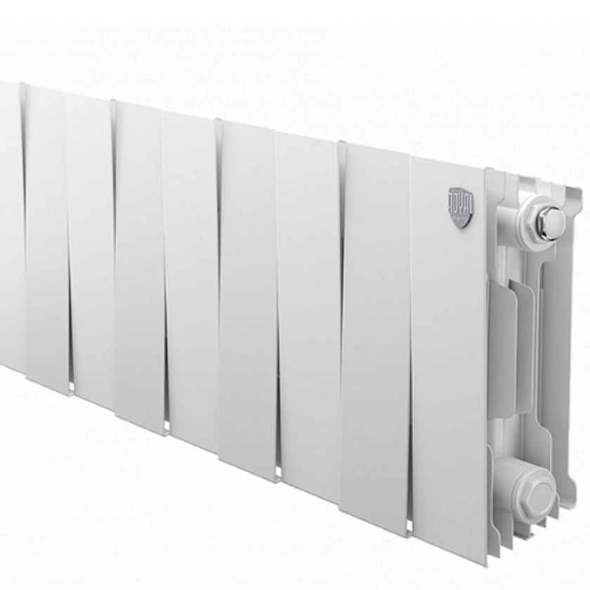 Радиатор биметаллический PIANOFORTE 200/10 секций белый ROYAL THERMO