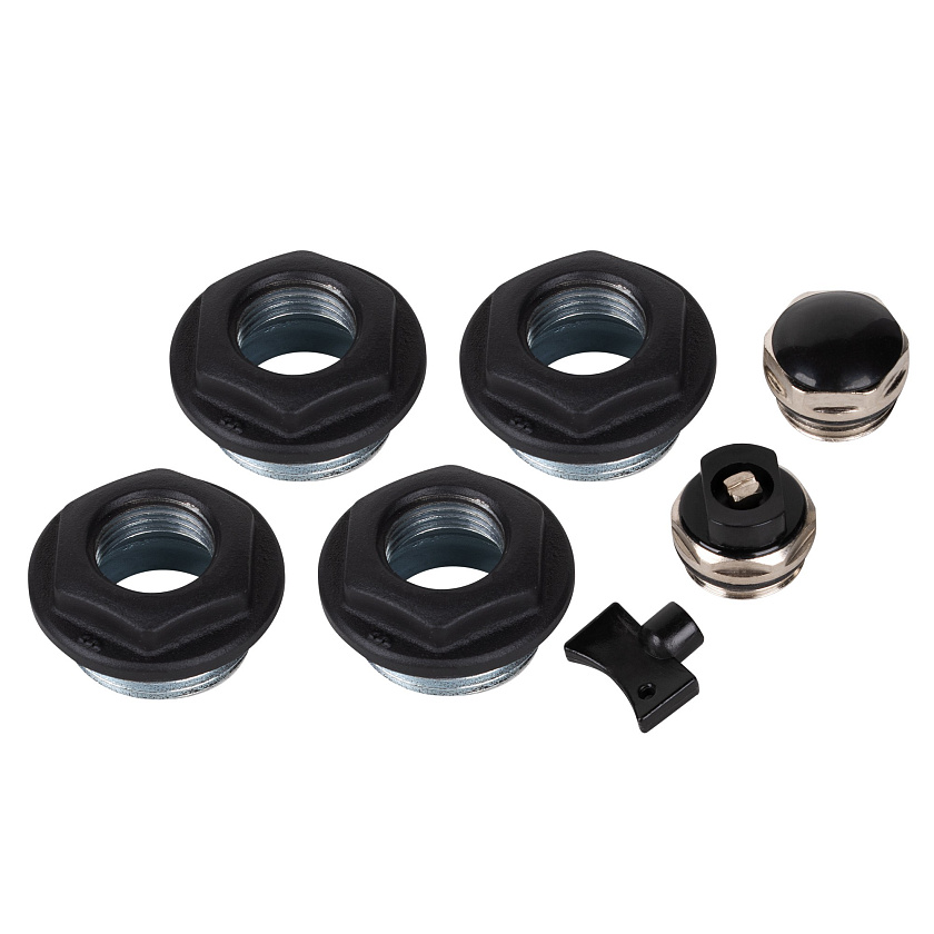 Комплект монтажный 1”х 1/2" черный Royal Thermo  