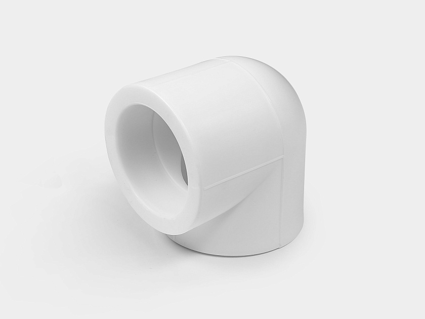 Колено 63/90 ППР белый Контур