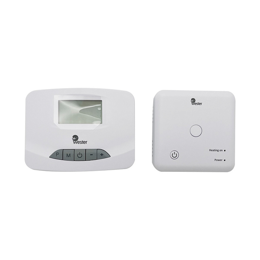 Термостат комнатный RT15PRF сенсорный радио програм.с ЖК дисплеем Wester