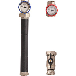 Насосная группа с прямым контуром 1  без насоса, без изоляции ROMMER