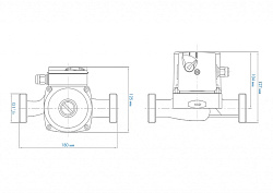 Насос циркуляционный 25/40-180 с гайками ЦИРКУЛЬ PREMIUM Джилекс