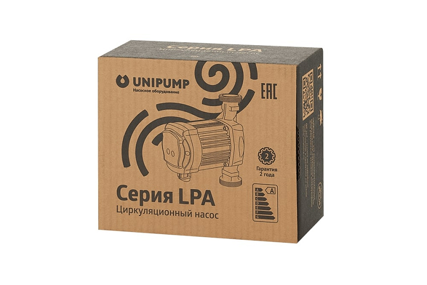 Насос LPA 25-40 В 180 циркуляционный ГВС/отопл UNIPUMP 