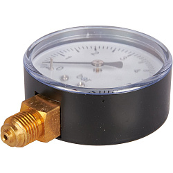 Манометр 1/4" 6 бар Ду 63 нижнее подключение ROMMER