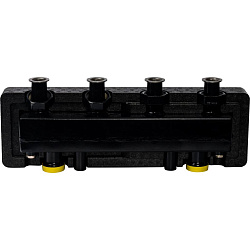 Коллектор 2 вых стальной DN 25 с гидравлическим разделителем STOUT