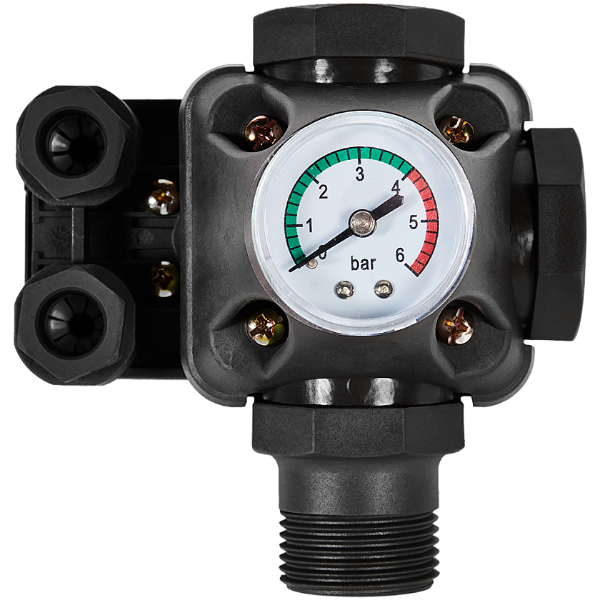 Реле давления со встроенным манометром KRS-7 ROMMER