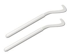 Крюк радиаторный прямой 7,2х170мм белый (2 шт в комплекте) Royal Thermo