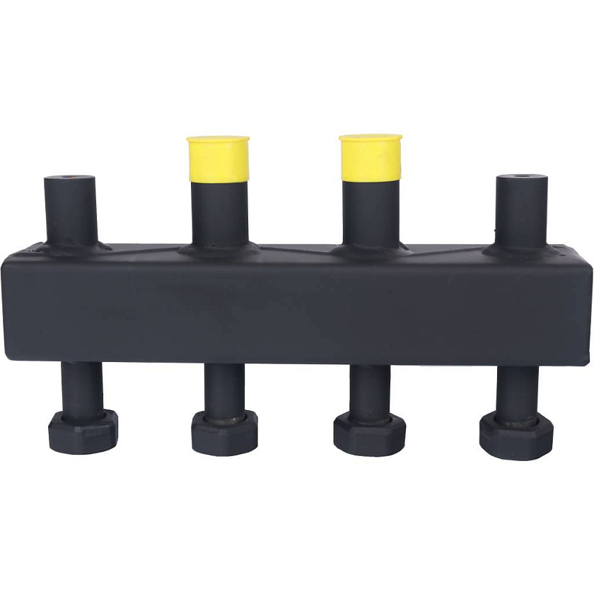 Коллектор 2 вых стальной DN 25 STOUT