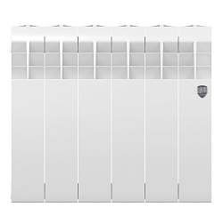 Радиатор биметаллический BiLiner 350/6 секций белый ROYAL THERMO