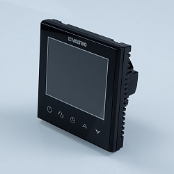 Комнатный двухконтурный WIFI-хронотермостат (черный)   