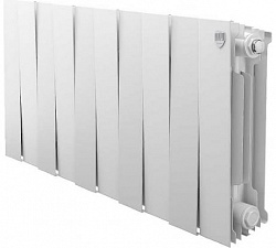 Радиатор биметаллический PIANOFORTE 300/6 секций белый ROYAL THERMO