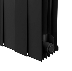 Радиатор биметаллический PIANOFORTE 500/12 секций черный ROYAL THERMO