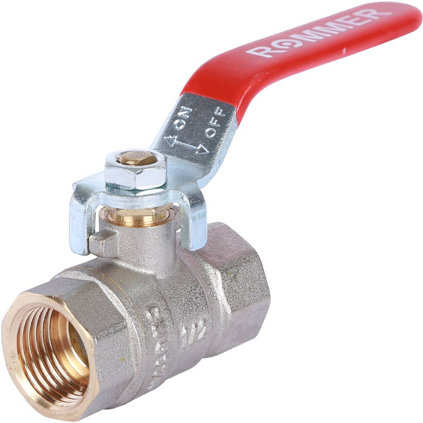 Кран шаровый 11/2" в/в, ручка рычаг, ROMMER