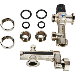 Насосно-смесительный узел с термостатическим клапаном 20-55°C, без насоса ROMMER