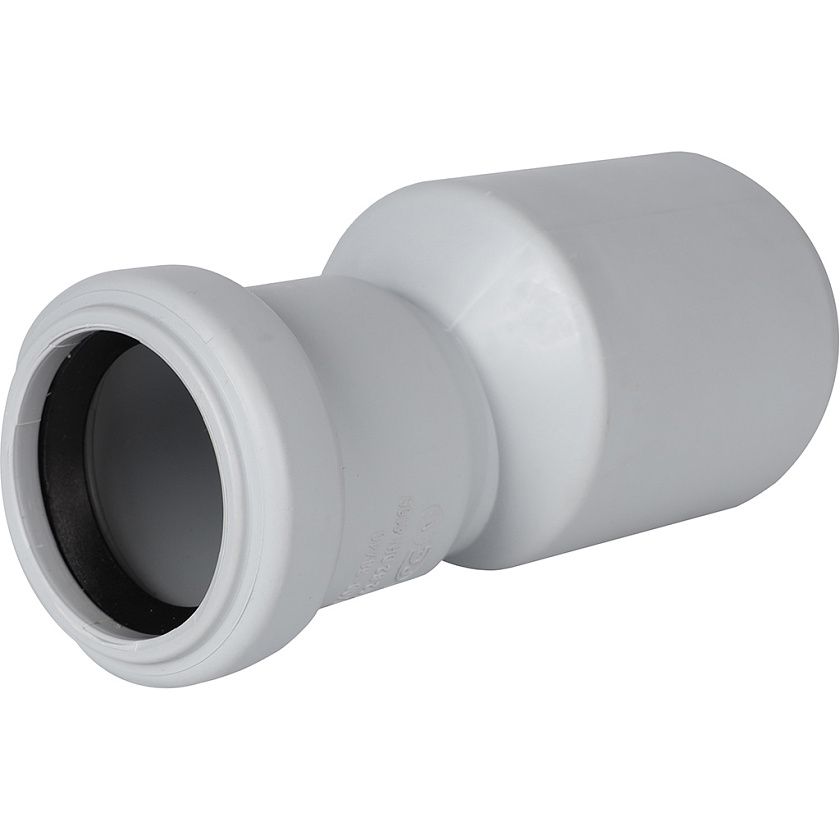 Переход 58х40 эксцентрический канализационный бесшумный STOUT  