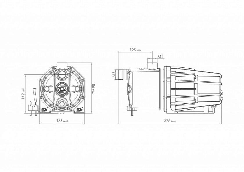 Насос ДЖАМБО ПРО 60/35 Н Джилекс